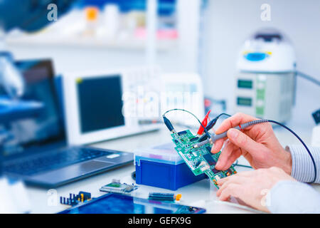 Leiterplatte für den Roboter Stockfoto