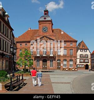 Rathaus, Weißenburg Stockfoto