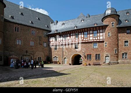 Burg, Steinau eine der Strasse Stockfoto