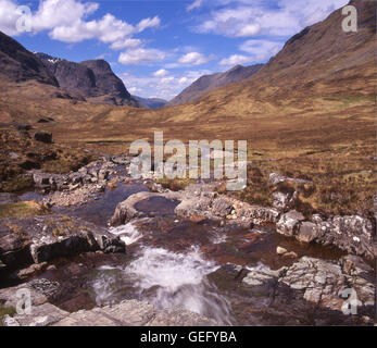 Glencoe, West Highlands, Schottland Stockfoto