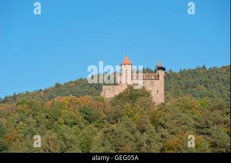 Burg Berwartstein, Erlenbach Stockfoto