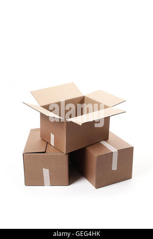 Kartons Stockfoto