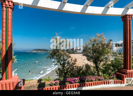 Jardines de Piquio Santander Kantabrien España Piquío Gärten Sadinero Strand, Santander, Kantabrien Spanien Stockfoto