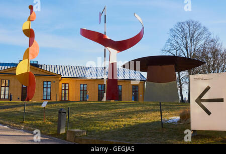 Die vier Elemente von Alexander Calder, Moderna Museet (eröffnet 1958) (Museum für Moderne Kunst) Skeppsholmen Stockholm, Schweden Skandinavien Stockfoto