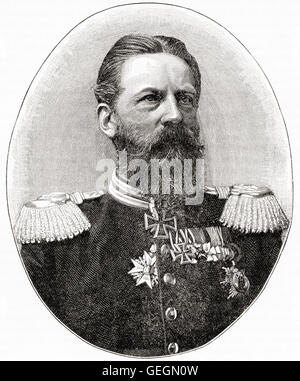 Friedrich III., 1831 – 1888. Deutscher Kaiser und König von Preußen für 99 Tage im Jahre 1888, im Jahr der drei Kaiser. Stockfoto