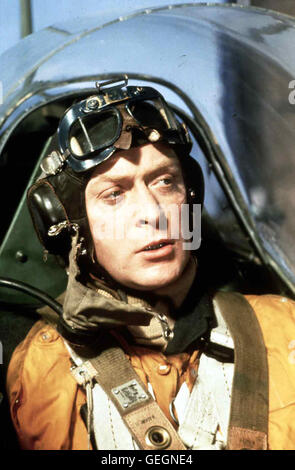 Michael Caine Sergeant Andy (Michael Caine) *** lokale Beschriftung *** 1968, Battle Of Britain, der Luftschlacht Um England Stockfoto