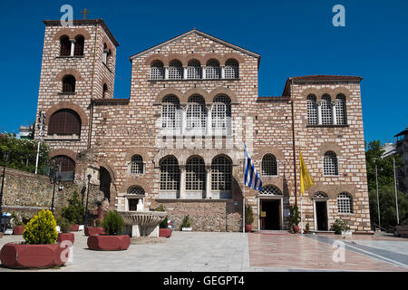Agios Dimitrios (Heiligen Dimitrios) Kirche – Thessaloniki, Griechenland. Außenansicht der Kirche. Stockfoto