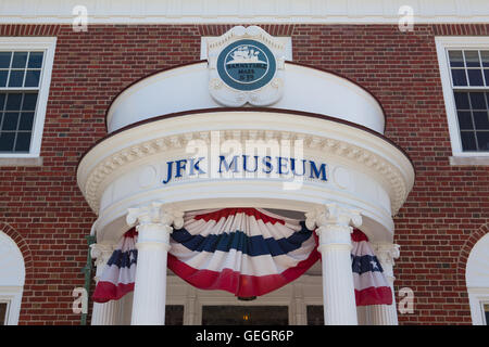 BOSTON, MASSACHUSETTS, USA - Juli 12,2016: The John F. Kennedy Hyannis Museum ist ein historisches Museum befindet sich auf Hauptstraße 397 H Stockfoto