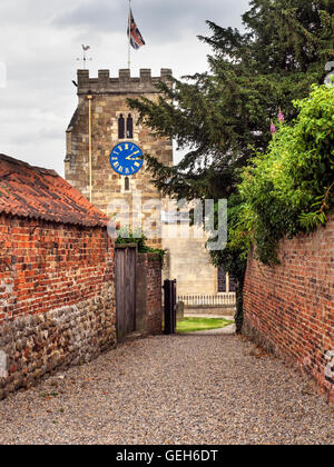 Str. Andrews Kirche am Commissioner in der Nähe von Boroughbridge North Yorkshire England Stockfoto