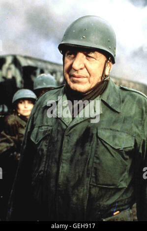 Major Wright (Telly Savalas) *** lokalen Caption *** 1988, schmutzige Dutzend: die tödliche Mission, Das Dreckige Dutzend - die tödliche Mission Stockfoto