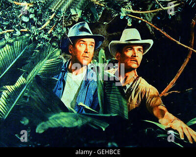 James Stewart, Larry Pennell *** lokalen Caption *** 1959, Fbi Geschichte, Geheimagent Des Fbi Stockfoto