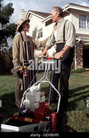 Jack (Jack Palance) Stein in Szene *** lokalen Caption *** 1994, Cops und Robbersons, Das Haut Höhle Staerksten Bullen Umm Stockfoto