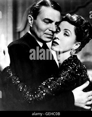 James Mason, Danielle Darrieux Waehrend des Zweiten Weltkriegs Stiehlt der britischen Agenten Cicero (James Mason) Geheimakten Und Verkauft Sie Die Nazis. Er Nimmt Zu Gräfin Anna Staviska (Danielle Darrieux) Kontakt Auf Und Bittet Sie, Das Geld, Das er v Stockfoto