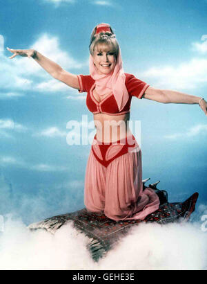 Bezaubernde Jeannie - Barbara Eden *** lokalen Caption *** 1965-1970, 1960er, 1960er Jahre, Bezaubernde Jeannie, Fernsehen, ich Träume von Jeannie, Fernsehen, US-Serie, US Series, I Dream Of Jeannie Stockfoto