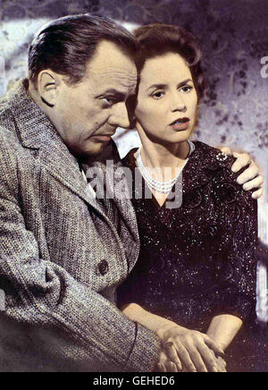 Arthur Kennedy, Muriel Pavlow *** lokalen Caption *** 1961, Miss Marple: Mord, sie sagte, 16 Uhr 50 Ab Paddington Stockfoto