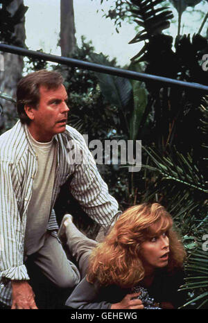 Robert Wagner, Stefanie Powers auch Versuchen Jennifer (Stefanie Powers) Und Jonathan (Robert Wagner) Herauszufinden, Wer Ihm Nach Dem Leben Trachtet. Lokalen Caption *** 1994, Hart To Hart: alte Freunde sterben nie, Hart Aber Herzlich - Alte Freunde... Stockfoto