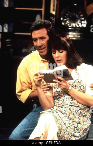 Tim Allen, Patricia Richardson *** lokalen Caption *** 1991, Heimwerken - Jahr 1, Hör' Mal, Wer Da Hämmert Stockfoto