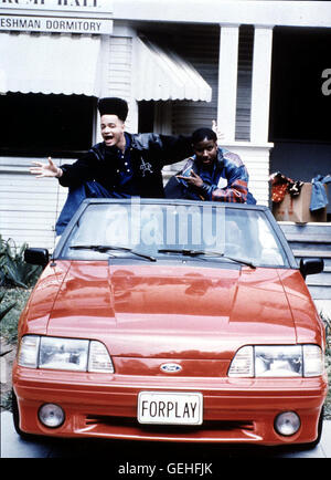 Christopher Reid, Christopher Martin Kid (Christopher Reid, l) Und spielen (Christopher Martin) Haben Eine Idee.  Lokalen Caption *** 1991, House-Party Ii-House-Party 2 Stockfoto