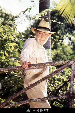 Burt Lancaster Wissenschaftler Dr. Moreau (Burt Lancaster) Zuechtet Auf Einer Insel Tiermenschen. Lokalen Caption *** 1976, Insel des Dr. Moreau, die, Die Insel Des Dr. Moreau Stockfoto