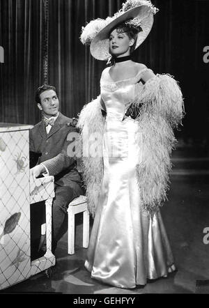 Jeffrey Lynn, Anne Sheridan Mit der Hilfe von Grasselli Wird Die Rente in Einen Nachtklub Umgebaut, in Dem Sarah Jane (Anne Sheridan) Und Tommy (Jeffrey Lynn) Mit Grossem Erfolg als Star-Duo Auftreten.  Lokalen Caption *** 1940, It All Came True, Ein Stockfoto