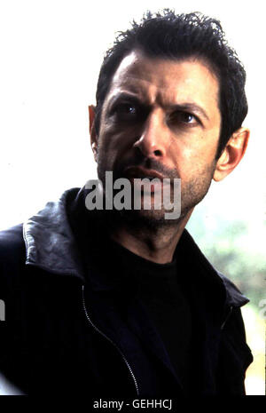 Jeff Goldblum Erneut Wird der Wissenschaftler Ian Malcolm (Jeff Goldblum) von John Hammond Beauftragt, Eine Forscher-Gruppe Auf Eine Einsame Insel Zu Begleiten. Doch begeisterte Sollen sterben Dinosaurier Nur Dokumentiert Werden. Lokalen Caption *** 1996 verloren Stockfoto