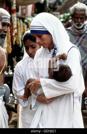 Mutter Teresa (Geraldine Chaplin) *** lokalen Caption *** 1997, Mutter Teresa: im Namen Gottes armen Mutter Teresa Stockfoto