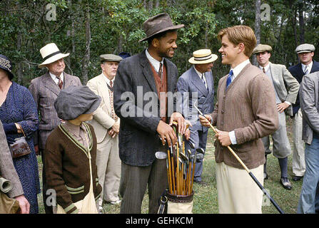 Will Smith (m), Matt DAmon (r) *** lokalen Caption *** 2000, Legende von Bagger Vance, sterben Legende Von Bagger Vance Stockfoto