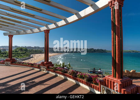 Jardines de Piquio Santander Kantabrien España Piquío Gärten Cantabria Santander Spanien Stockfoto