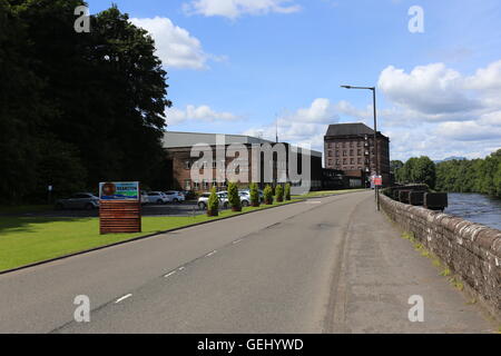 Deanston Distillery Schottland Juli 2016 Stockfoto