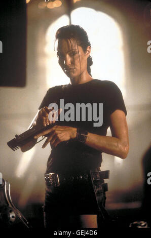 Lara Croft (Angelina Jolie) *** lokalen Caption *** 2001, Lara Croft: Tomb Raider, Lara Croft: Tomb Raider Stockfoto