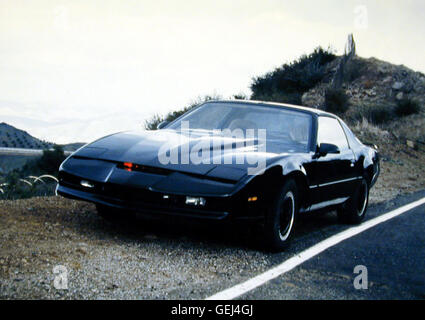 Kitt - Künstlich intelligent Und Kann gerade - Das Auto von Michael Knight *** lokalen Caption *** 1982 KITT - Michael Knight künstliche intelligente und sprechenden Auto, 1980er, 1980er Jahre, Auto, Fernsehen, KItt, Knight Rider, Science Fiction, Serie, Fernsehen, US-Serie, Auto, Knight Rider Stockfoto