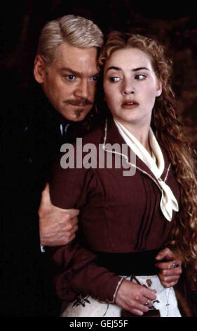 Hamlet (Kenneth Branagh), Ophelia (Kate Winslet) *** lokalen Caption *** 1990, Weiler, Weiler Stockfoto
