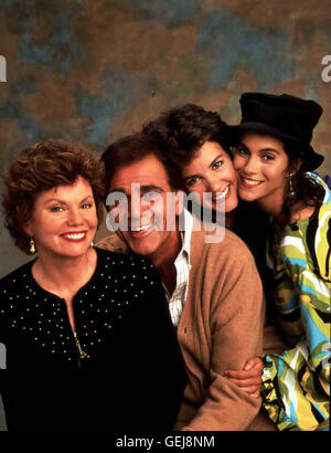 Marsha Mason, Alex Rocco, Margaret Colin, Jamie Gertz *** lokalen Caption *** 1991, Sibs, Keine Wie Die Andere Stockfoto