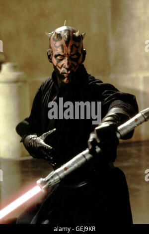 Ray Park Lord Darth Maul (Ray Park) *** lokale Beschriftung *** 1999, Star Wars: Episode I die Phantom Menace, Star Wars: Episode 1-Die Dunkle wobei Stockfoto