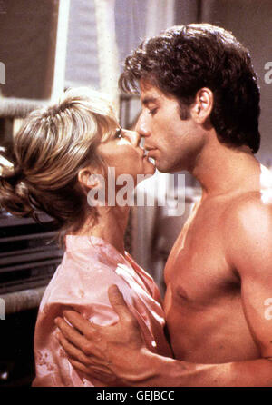 Zack (John Travolta) Und Debbie (Olivia Newton-John) *** lokalen Caption *** 1983, zwei Of A Kind, Zwei Vom Gleichen Schlag Stockfoto