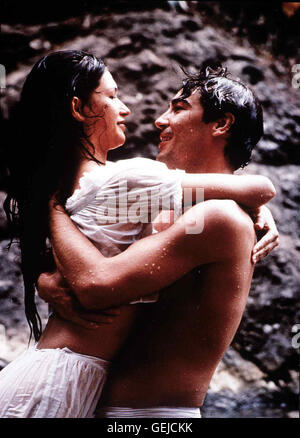 Karina Lombard, Nathaniel Parker Zu Beginn Ihrer Ehe Niederschlag sterben Creolin Antoinette Cosway (Karina Lombard) Mit Dachmarke Englischen Filmlaufbahn Edward Rochester (Nathaniel Parker) Eine Zeit der Leidenschaft Auf Jamaika. Lokalen Caption *** 1993, breites Sargasso Stockfoto