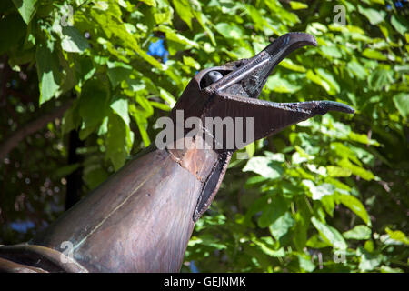 Nahaufnahme der "Silbermöwe" von Jane Ackroyd, 1994 Stockfoto