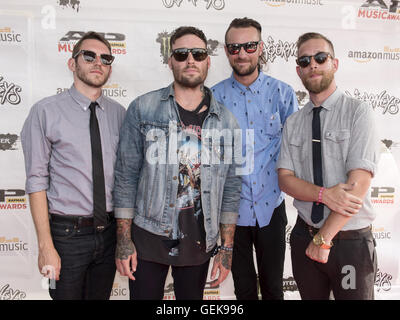 Columbus, OH, USA. 26. April 2015. 18. Juli 2016 besuchen - Columbus, Ohio - Mitglieder der Band Emarosa Alternative Press Music Awards 2016 im Jerome Schottenstein Center statt. Photo Credit: Jason L Nelson/AdMedia © Jason L Nelson/AdMedia/ZUMA Draht/Alamy Live-Nachrichten Stockfoto