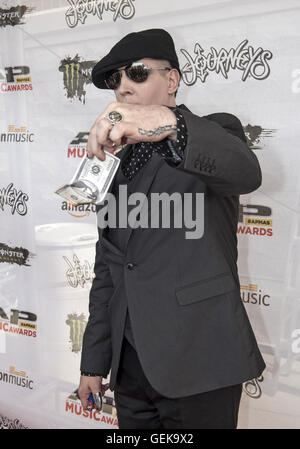 Columbus, OH, USA. 26. April 2015. 18. Juli 2016 - Columbus, Ohio - Marilyn Manson besucht die Alternative Press Music Awards 2016 im Jerome Schottenstein Center statt. Photo Credit: Jason L Nelson/AdMedia © Jason L Nelson/AdMedia/ZUMA Draht/Alamy Live-Nachrichten Stockfoto