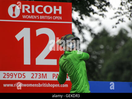 Buckinghamshire, Großbritannien. 27. Juli 2016. Spieler zu praktizieren, während die RICOH WOMEN es BRITISH OPEN 2016 Praxis Tag in Woburn Golf & Country Club in Buckinghamshire England UK Golf Club 27.07.16 Credit: Bigred/Alamy Live News Stockfoto