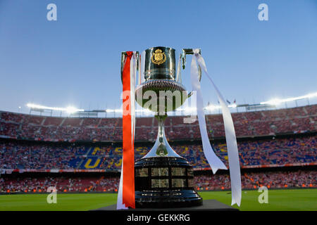 Copa de Su Majestad el Rey (seiner Majestät des Königs-Cup). Fútbol Club Barcelona Stadion. Barcelona, Katalonien, Spanien Stockfoto