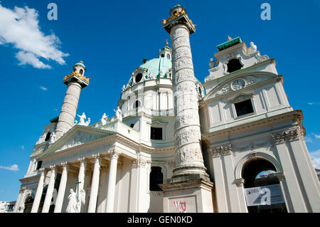 Karlskirche - Wien - Österreich Stockfoto