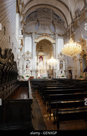 Kirche der Barmherzigkeit von Porto - Igreja da Misericordia Porto Interieur in Porto, Portugal Stockfoto