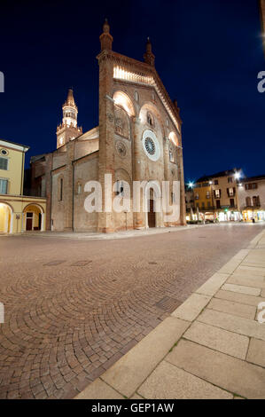 Italien, Lombardei, Crema, die Piazza Duomo, Kathedrale Stockfoto