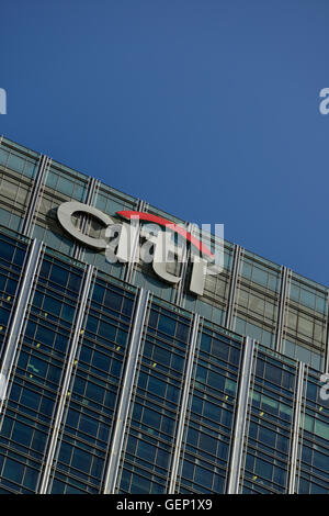 Citigroup Tower, Citibank Hauptsitz, 25 Canada Square, Canary Wharf, London E14, Vereinigtes Königreich Stockfoto