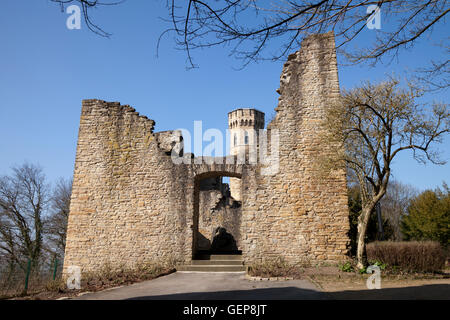 Burgruine Hohensyburg, Dortmund Stockfoto