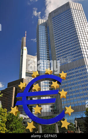 Europäische Zentralbank, Frankfurt Stockfoto
