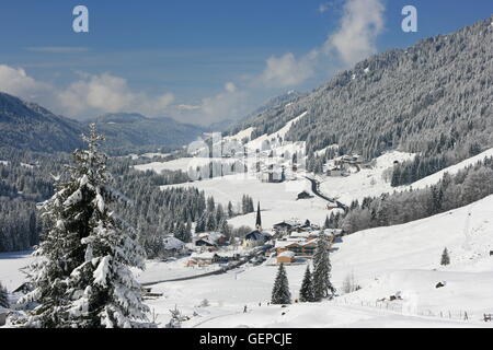 Geographie / Reisen, Deutschland, Bayern, Allgäu, oberen Allgäu, Tal Balderschwang, Balderschwang, Stockfoto