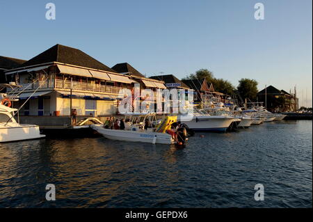 Geographie / Reisen, Frankreich, La Reunion, St-Gilles-Les-Baines, Marina, Stockfoto