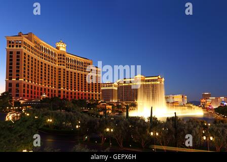 Geographie / Reisen, USA, Nevada, Bellagio Casino und Hotel, Strip, Las Vegas, Stockfoto
